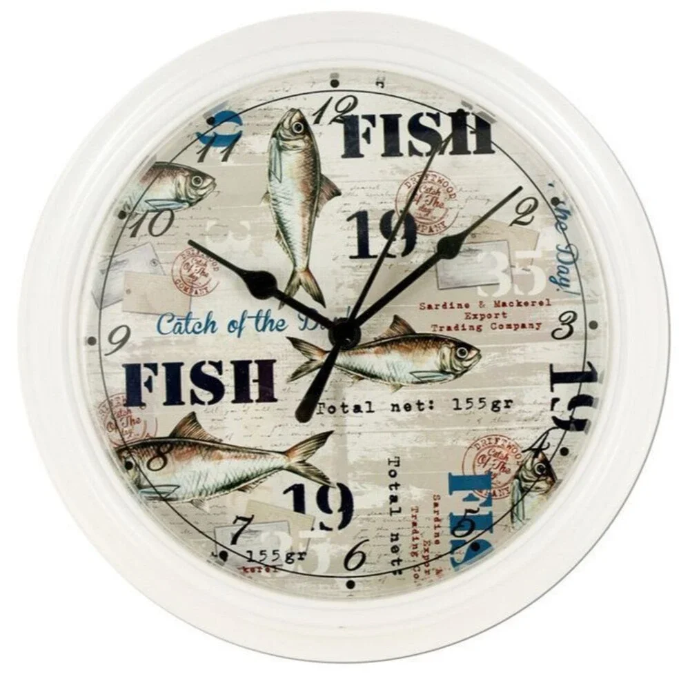 Plastic Decorative Wall Clock (approx. 9